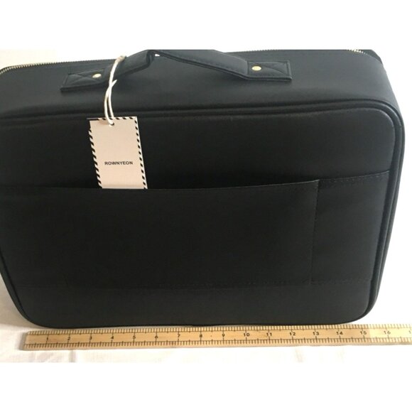 ROWNYEON Makeup Bag Cosmetic Train Case Professional Makeup Organizer - Picture 11 of 15